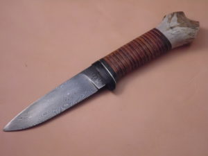 Forged blade — tip detail