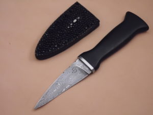 Forged blade — angled view