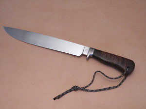 Forged blade — spine detail