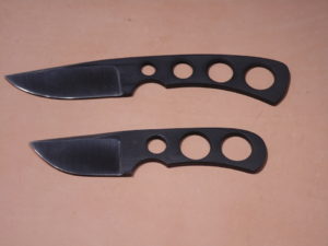 Barebones Stubby and Model 2 — Tim Scholl stock removal knife