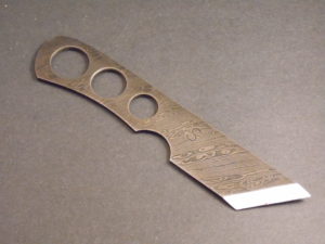 Damascus Kiradashi — Tim Scholl stock removal knife